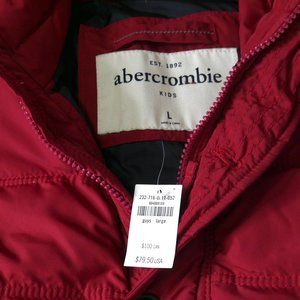 Abercrombie Vest - - Red - Kids Large - Brand New with Tags